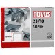 Novus 23/10 SUPER Paquete de grapas 1000 grapas